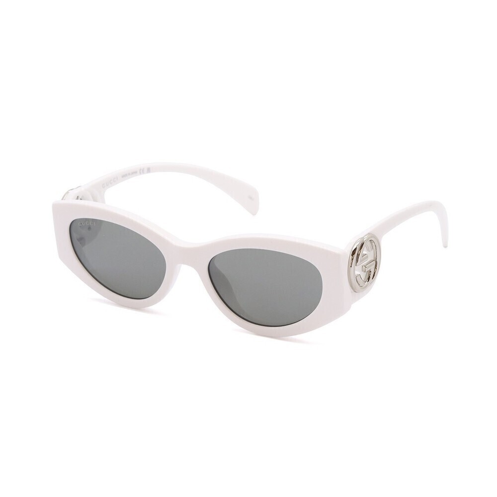 NWT Gucci GG1691S-006 White 54mm Sunglasses